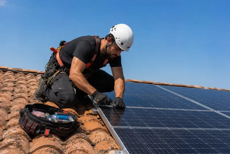 Maintenance et monitoring de panneaux solaires à Réaumur